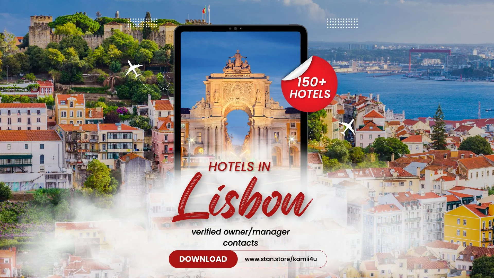 Lisbon Hotel Contacts for B2B/B2C Outreach